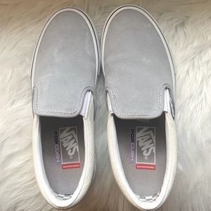 Vans classic slip on suede gray